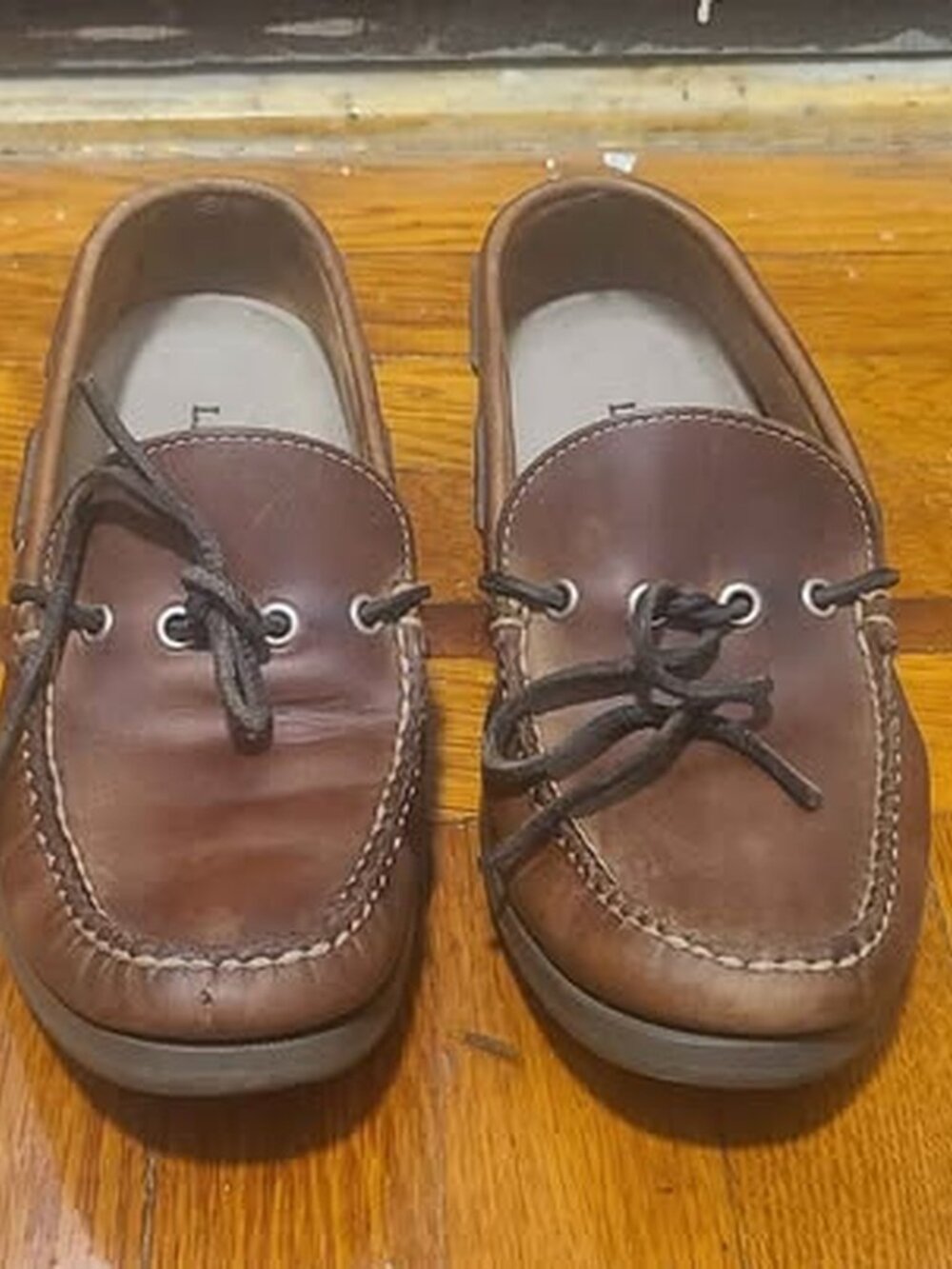 L.L.Bean Leather Boat Shoes 7.5